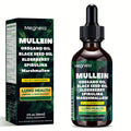 [Christmas Gifts] Mullein Drops for Lungs - for Lung Health Supplement- Mullein Leaf Liquid, Powerful Natural Herbals Formula for Breathing Comfort, Support Respiratory, Immune, Digestive System, Choice for Christmas Gifts, 2Fl.Oz/60Ml, Winter Food Gifts