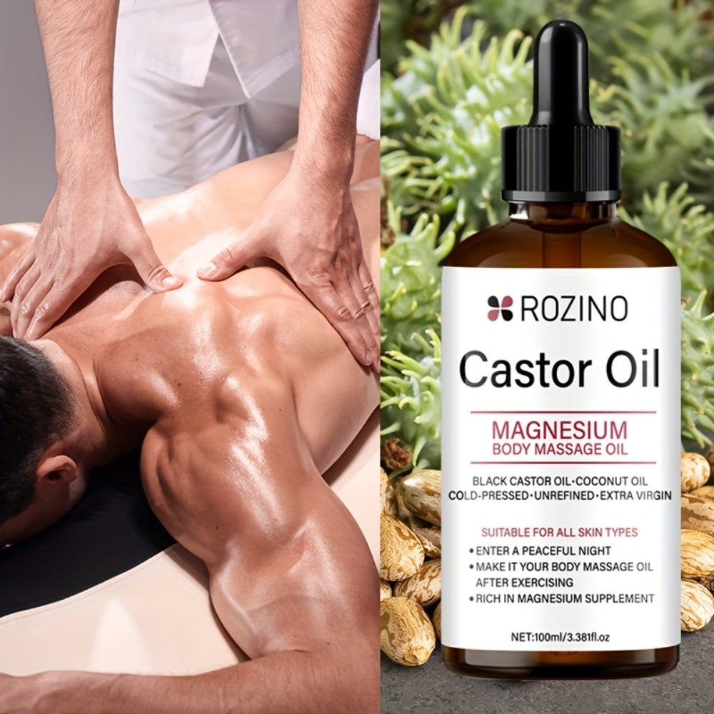 Magnesium Essential Oil: Pure Plant Essential Oil, Suitable for Massage, Shower, Skin Care, Face, Body, Nail, Hair, And Eyelash Care. General Application.