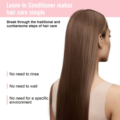 Leave-In Conditioner Spray & Detangling Hair Brush Set - Anti Frizz Smoothing Moisturizing with Glycerin Tames Tangles for All Hair Types Women Men