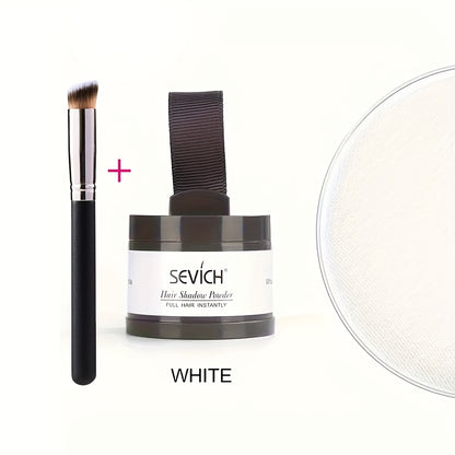 Root Coverage Powder for Thinning Hair - Hairline Concealer with Natural Shadow Effect, Voluminous Lift & Lightweight Formula, Sensitive Scalp Safe, Easy Brush Application for Men & Women All Hair Types