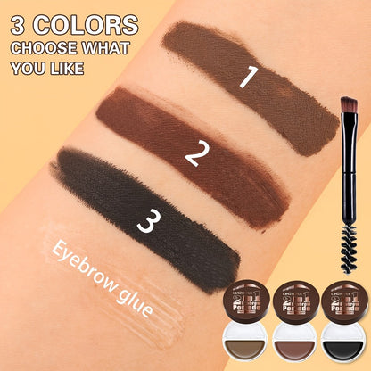 3D Eyebrow Pencil Microblading Brow Pen - Waterproof Sweat-Proof Long-Lasting Bold Precise Brow Definer with Brush Applicator for All Skin Types Natural Look