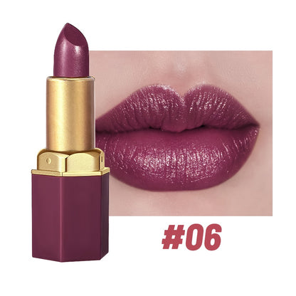 Cream Lipstick Set 6 Colors - Long Lasting Moisturizing Lip Color for All Skin Tones, Everyday & Party Makeup, Perfect Women's Gift