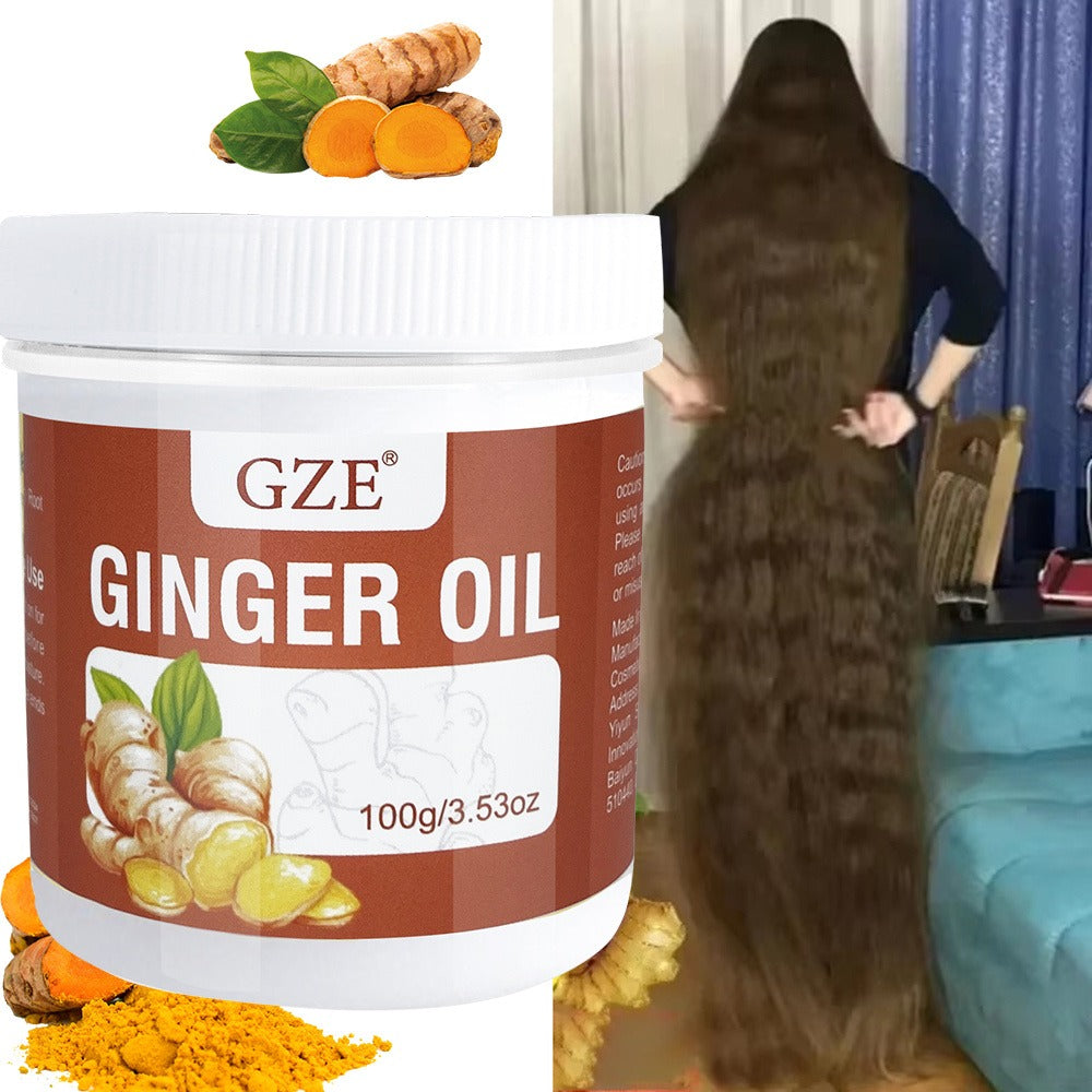 GZE Ginger Oil, Creating Longer, Thicker and Healthier Hair, Moisturizing.