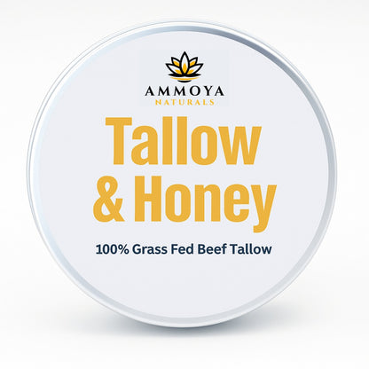 Tallow Balm Grass-Fed Moisturizer Natural Handcrafted Skin Balm for Dry Skin Hands Legs Body 3 Scents Chamomile Rose Honey Frankincense Myrrh Nourishing Whipped Tallow Skin Care Balm Unisex