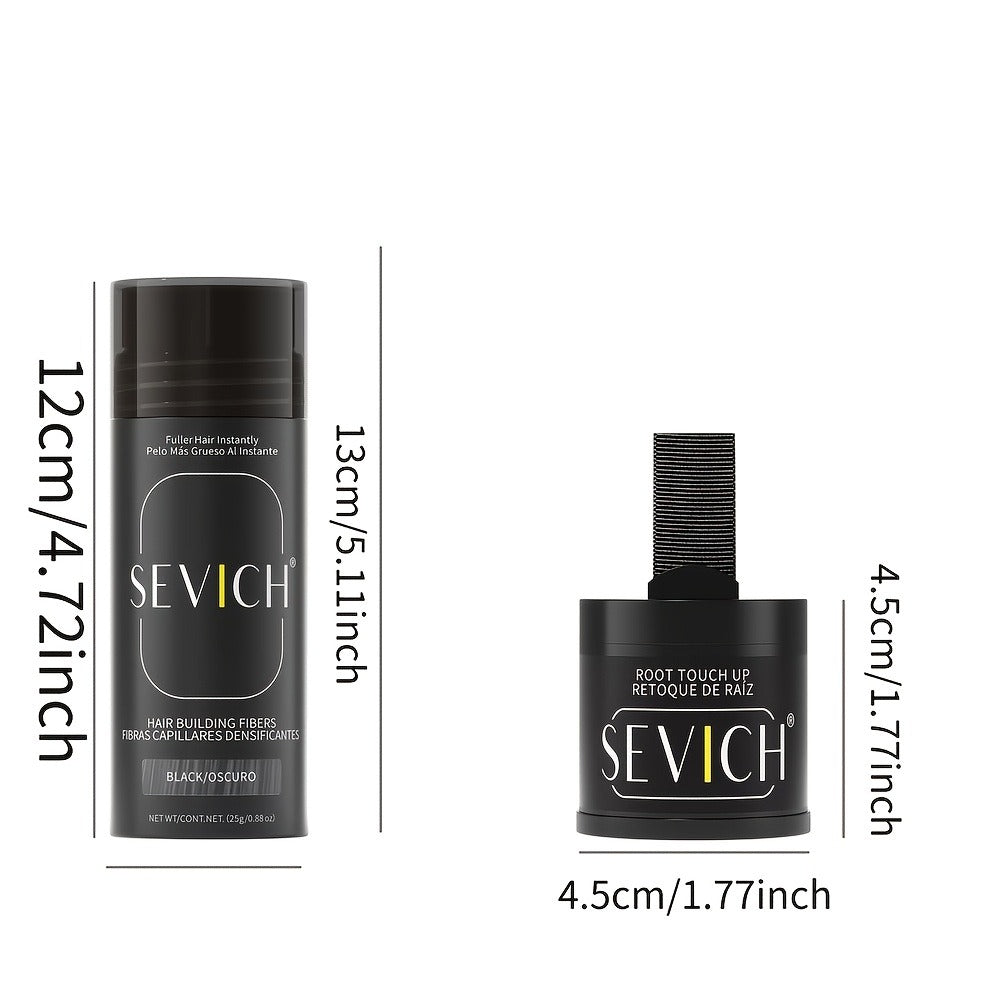 Root Coverage Powder for Thinning Hair - Hairline Concealer with Natural Shadow Effect, Voluminous Lift & Lightweight Formula, Sensitive Scalp Safe, Easy Brush Application for Men & Women All Hair Types