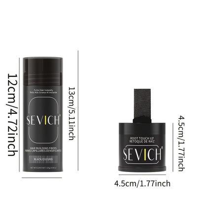 Root Coverage Powder for Thinning Hair - Hairline Concealer with Natural Shadow Effect, Voluminous Lift & Lightweight Formula, Sensitive Scalp Safe, Easy Brush Application for Men & Women All Hair Types