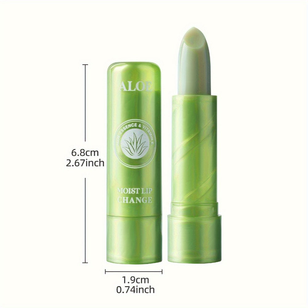 Lip Balm Set 12-Pack Natural Aloe Vera Moisturizing Hydrating Waterproof Anti-Chap Color Changing Tinted Lip Care for Dry Cracked Lips