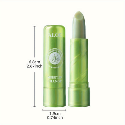 Lip Balm Set 12-Pack Natural Aloe Vera Moisturizing Hydrating Waterproof Anti-Chap Color Changing Tinted Lip Care for Dry Cracked Lips