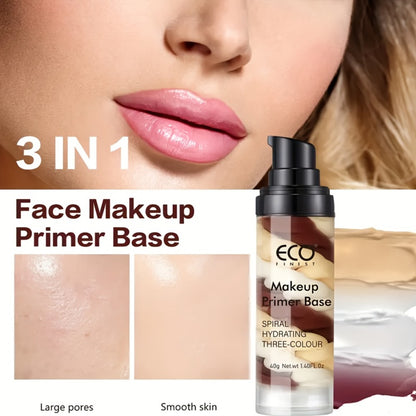 Makeup Primer Face Base – Brightening Pore Minimizer with Squalane, Moisturizing Even Skin Tone, Conceals Imperfections, 2-Pack 40g Cream Primer