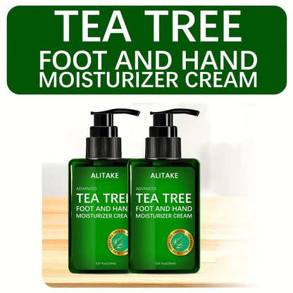 Foot Cream for Dry Cracked Heels & Hand Moisturizer — Natural Plant Extract Deep Nourishing Moisturizing Skin Care Cream for Women, Non-Greasy Fast-Absorbing Formula, Gift for Mom (150ml / 5.07oz)