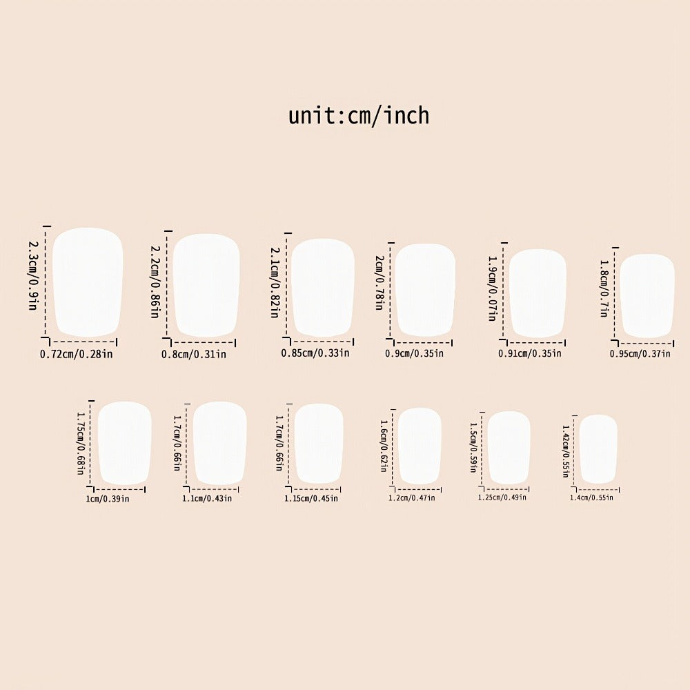 Upgrade Your Look. 72pcs (3 Boxes) Women'S Nail Accessory Set. Classic And Easy Elegant Design. Glossy Fake Nails. Extendable And Detachable Nails