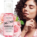 Women's Coconut Vanilla Fragrance Mist | Light & Long-Lasting ScentInfused with Vitamin E & Argan Oil, Moisturizing for Hair & Body | Perfect for Dates, Vacations, Parties, Work & Travel | All-Day Fragrance | Ideal Gift for Girlfriend & Mother