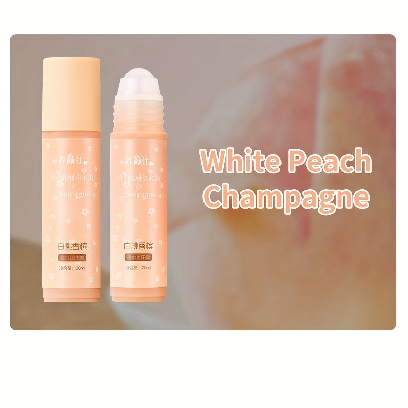 Scented Deodorant for The Body, Offering a Long-Lasting Aroma, Fresh And Invigorating, Non-Greasy Formula, Suitable for Everyone, Ideal for Personal Hygiene, Gentle on The Skin, Featuring Notes of White Peach, Jasmine, And Rose
