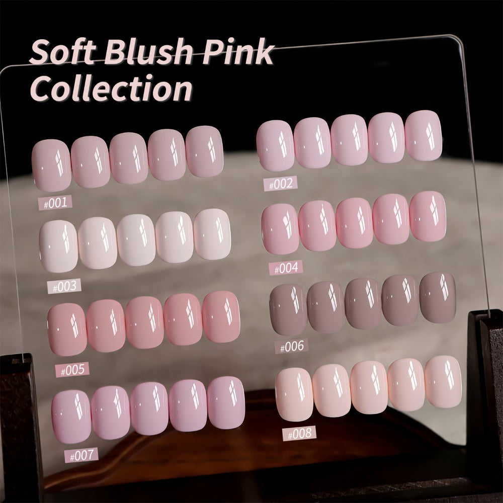 8pcs 0.51oz Gel Nail Polish Set Semi Permanent Gel Polish Kits All for Manicure Kit Soak Off LED Vernis Nail Art DIY Home Salon Gift for Women