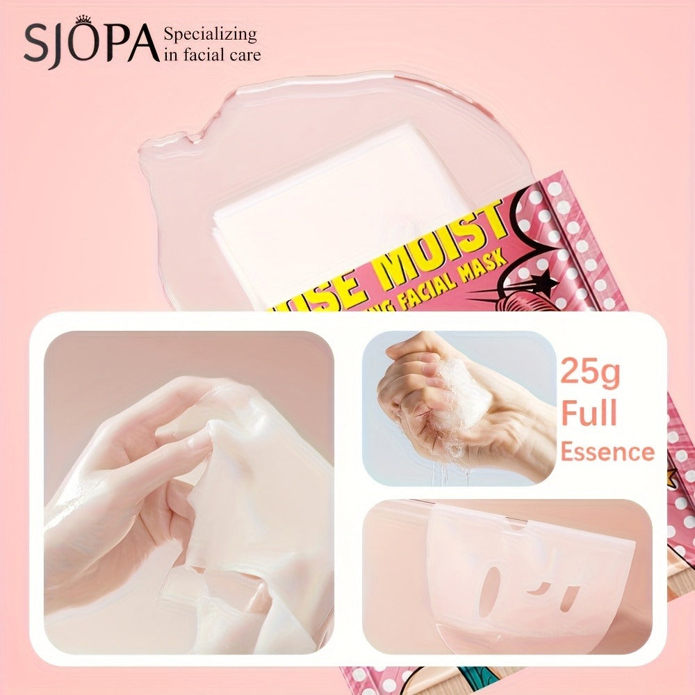 16pcs Goddess Mask, Rich in Fruit And Honey Essence Moisturizing, Keeps The Face Moisturized for A Long Time, Women'S Solely, Essential Hydrating And Moisturizing Mask for Autumn And Winter, an Ideal Gift for Mom And Girlfriends During The Holidays
