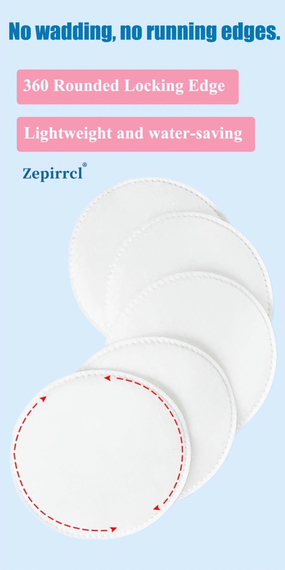 600pcs Disposable High Quality Round Pads, Cleansing Pad, Makeup Remover Pads.Soft And Gentle on All Skin Types.Facial Make-Up, Cleansing And Care Tools.Portable - 100 Tablets Per Pack 2.36*2.36inch