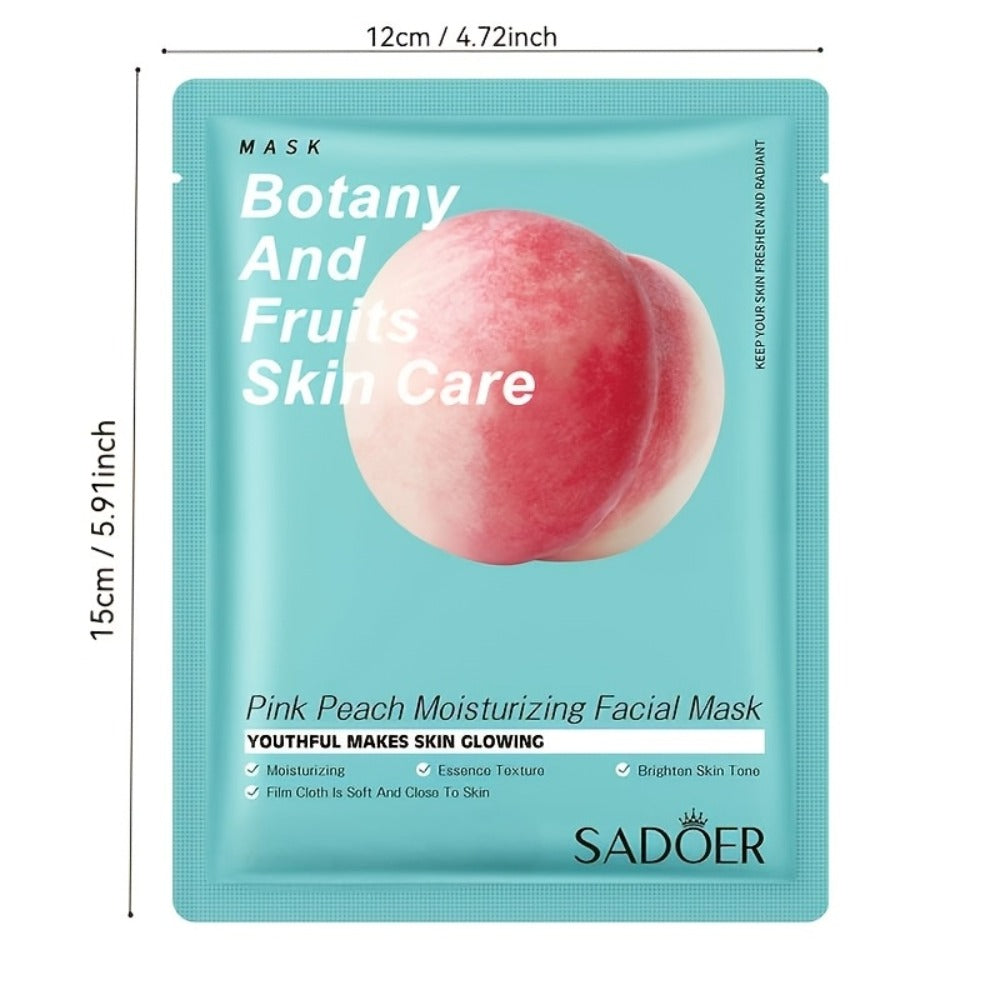 40 Masks Rich In Fruit And Rose Essence, Hydrating And Moisturizing In Winter, Ideal Women's Day And Mother's Day Gifts for Best Friends And Mothers.Christmas Skincare Products
