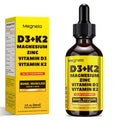 Vitamin D3 10000 IU & K2 As MK-7 120mcg with Magnesium, Vitamin B2, Zinc, Sugar-Free Vitamin D Liquid |Calcium Absorption for Mood & Immune Health - 2fl.oz, 30 Days