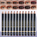[12 Matte Eyeshadow Pencils] A Set of 12 Matte Thick Stick Foam Eyeshadow Pencils, Featuring a Combination of Shimmer And Matte for Eye And Eyeliner