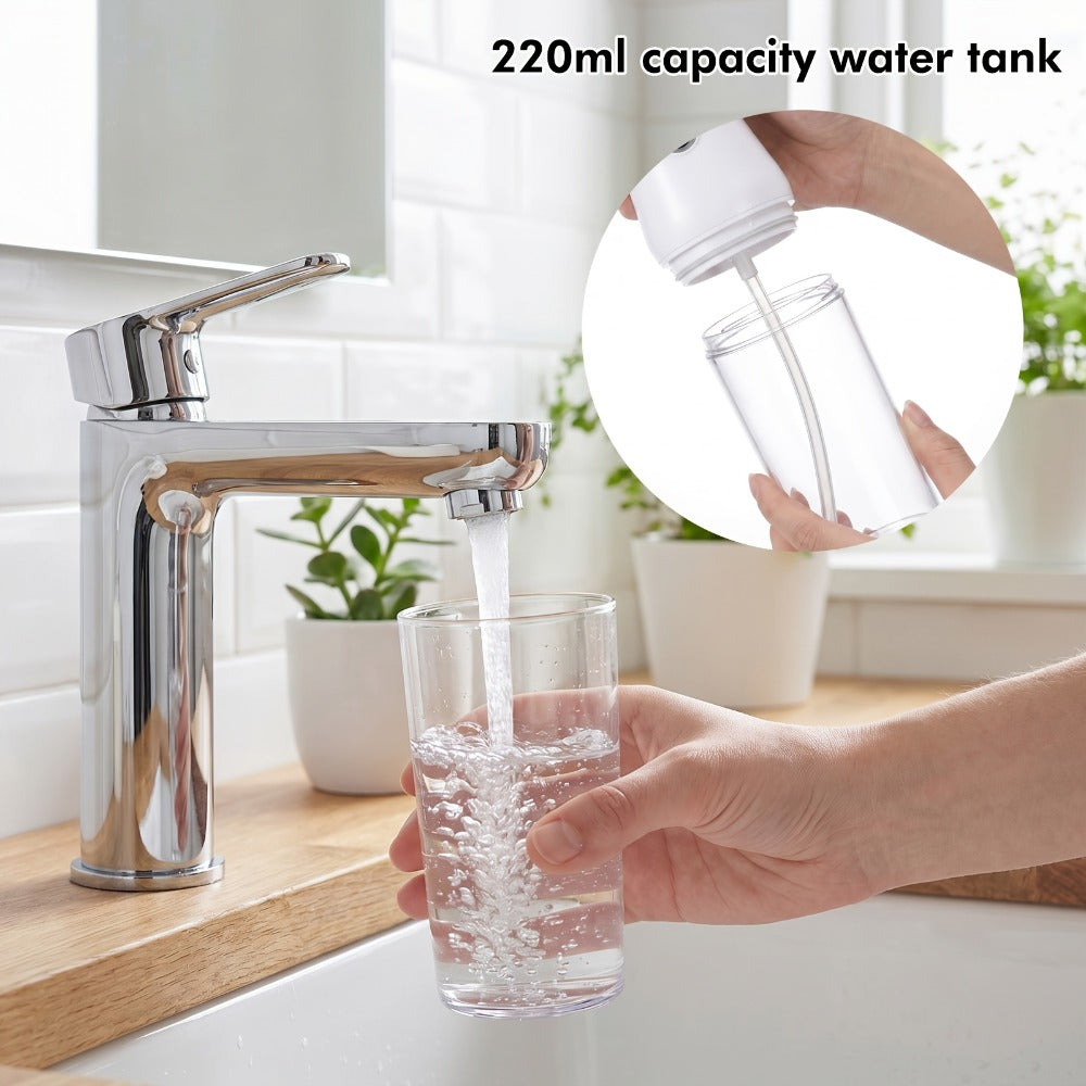 Electric Water Flosser Smart Pressure Control — Interchangeable Nozzles, USB Rechargeable, Precise Water Pressure Adjustment for Home & Travel Dental Care, Gift-Ready
