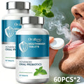 60PCS*2, Large Capacity, Teeth Refreshing Mouthwash Tablets, Gentle Care Oral, Minty Fresh, On The Go.Clean Breath Anywhere, Hygiene Fresh Clean Portable Teeth Cleaning Mouthwash Tablets, Toothpaste Tablets, Good Gifts.