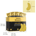 [Hypoallergenic Skincare Gift] 50 Pairs Of Golden Crystal Eye Patches With Collagen, Glycerin And Moisturizing Ingredients To Keep Light Beige Hydrated, Hypoallergenic, Daily Skincare For Men And Women, Gentle Formula, Hypoallergenic, Suitable For All Lig