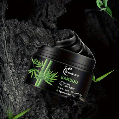 Bamboo Charcoal Clay Face Mask Deep Cleansing Pore Minimizing Oil Control Blackhead Remover Hypoallergenic Skin Care for Men Women All Skin Types