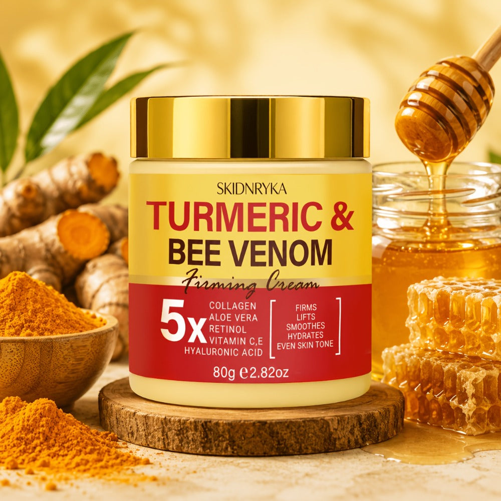 Bee Venom Firming Cream Retinol Turmeric Collagen Deep Moisturizing Anti-Aging Skin Tightening Gentle Formula All Skin Types 1pc / 2pcs