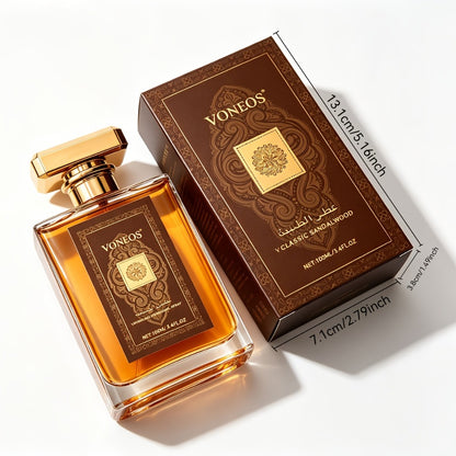 Arabic Cologne for Men Dubai Sudan 3.4 Oz Oriental Oud Fragrance Spray Long Lasting Luxury Gold Bottle Sandalwood Amber Musk Gift for Him 1 2 3 Pcs