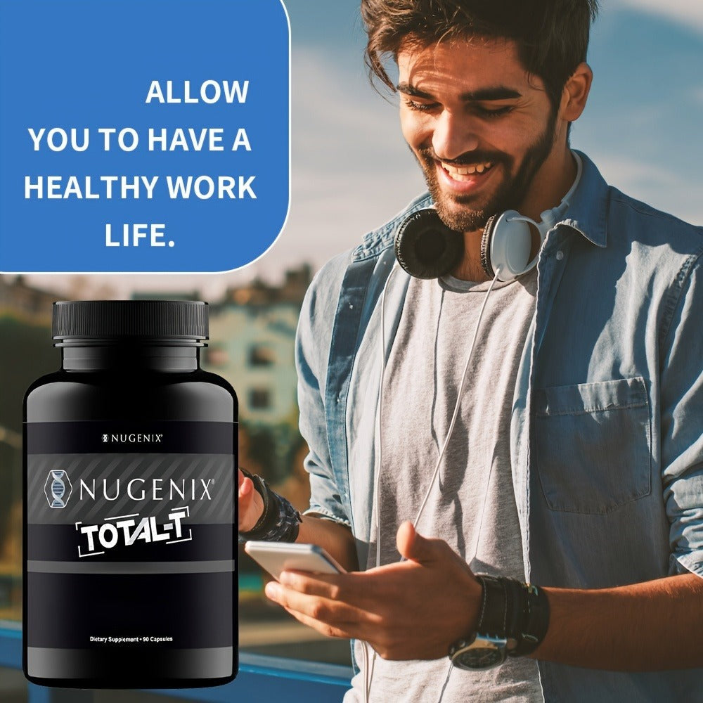 Total-T, A Male Supplement to Support Free and Total Testosterone, 90 Tablets