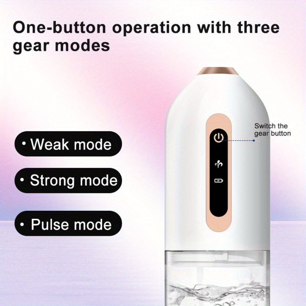 Advanced electric teeth cleaning tool set, including advanced wireless flosser, advanced electric toothbrush, 3 mode control, and can be charged via USB. Equipped with 4 compatible nozzles and 4 brush heads, the flosser head can rotate 360 degrees