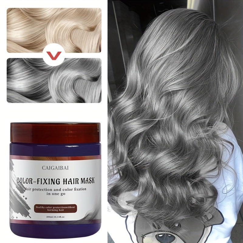 Rosemary Hair Mask Intensive Conditioner & Color Reviver for Dyed Hair - Deep Conditioning Fortifying Treatment All Hair Types Red Purple Gray 300ml