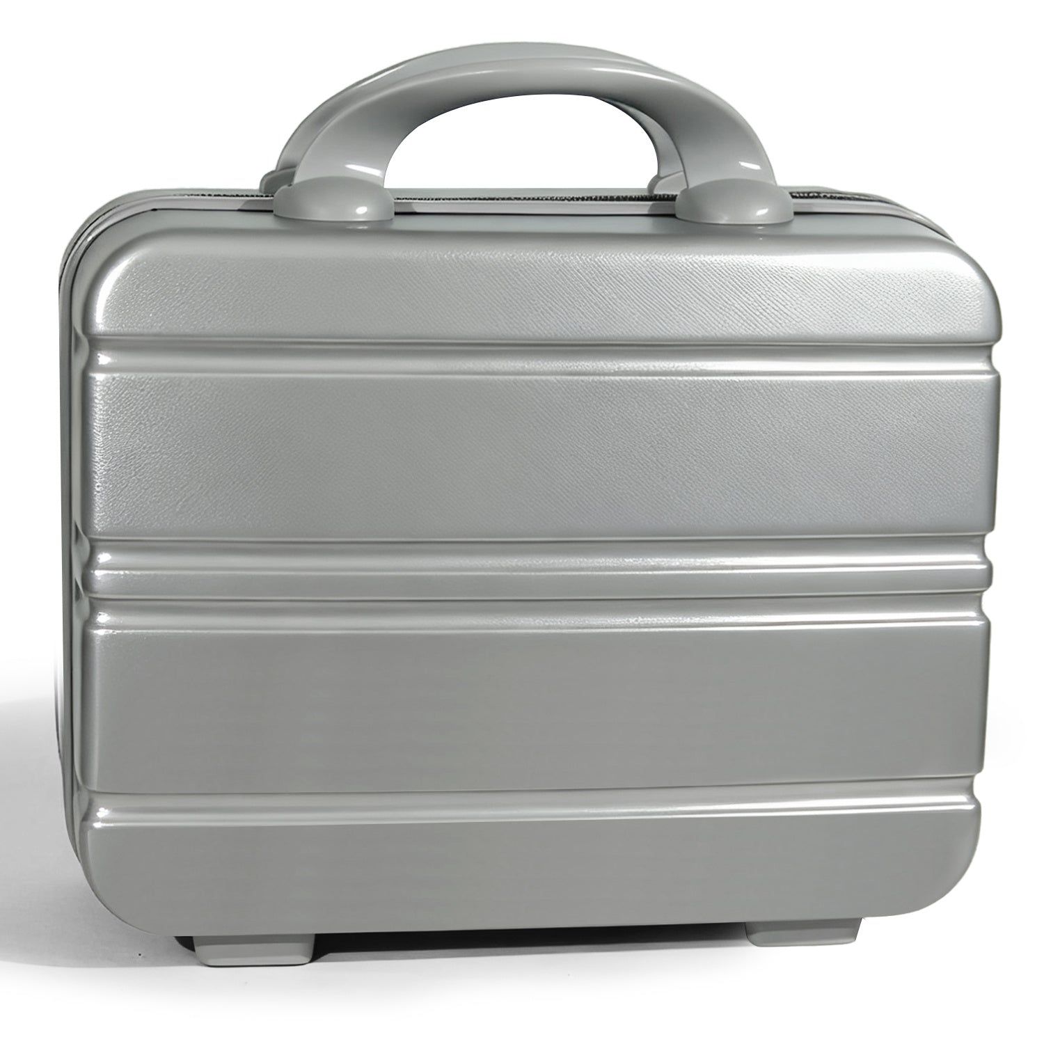 Portable Makeup Travel Case Hand Luggage, Pressure-proof Carrying Makeup Case Suitcase with Elastic Band, Small Hard Shell Cosmetic Case for Travel Camping.The Choice for Elegant Women
