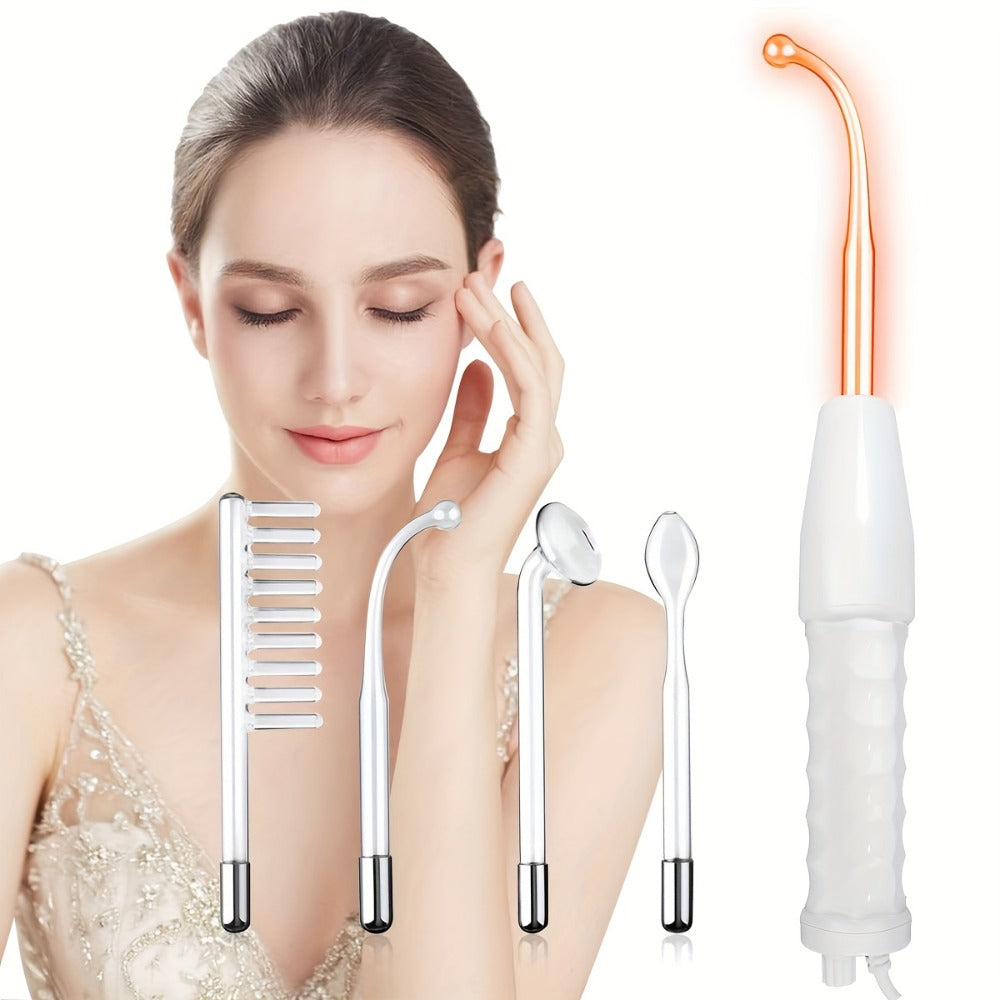 4-In-One Facial Skin Care Stick, High-Frequency Facial Massager Facial Skin Care Set Portable Skin Care Tool for Home Use