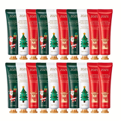 Hand Cream Set Travel Size 20pcs 30pcs Plant Scented Moisturizing Hand Cream with Glycerin Lactic Acid for Dry Hands Body Care Mini Hand Lotion Bulk Gift Set for Women Men Christmas Holiday