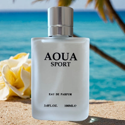 Men's Eau de Parfum Gift Set 3-Pack 3.4 oz Each — AOUA Fresh Citrus Lime Neroli Jasmine Woody Musk | Long-Lasting Masculine EDP Spray | Perfect Gift for Him