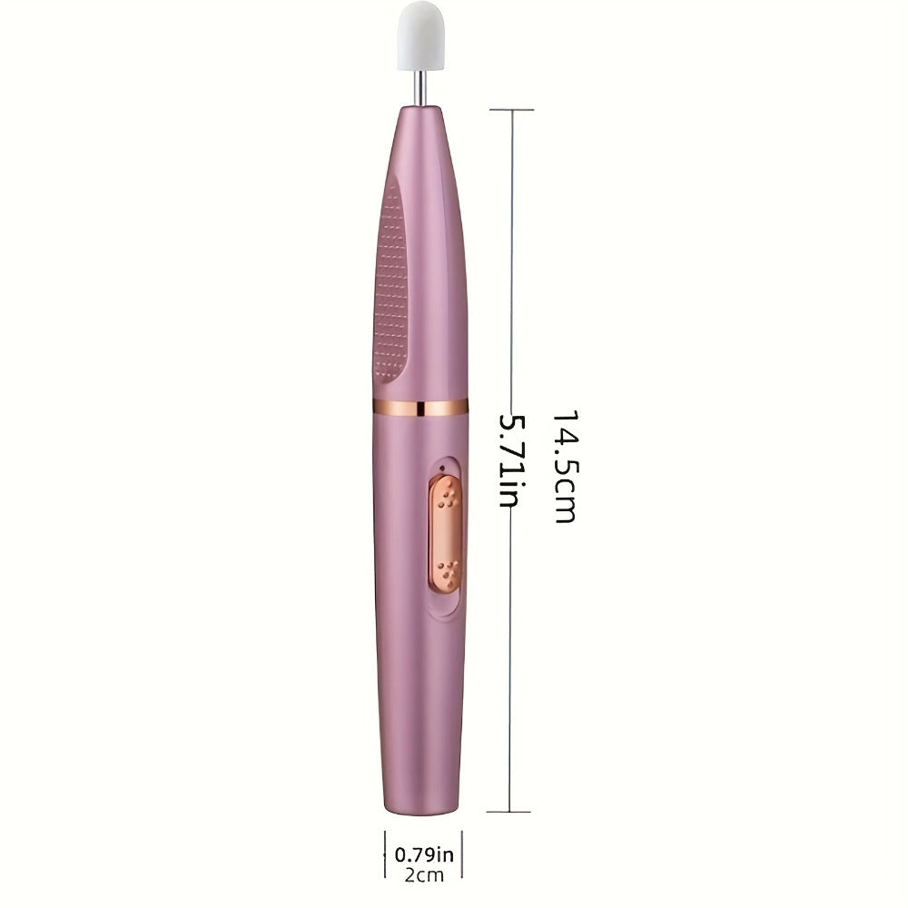 Portable Electric Nail Grinder With Acrylic Kit | Professional Variable Speed File - 11 Replaceable Heads For Gel Nails & Manicure - Buffing & Remover Tool