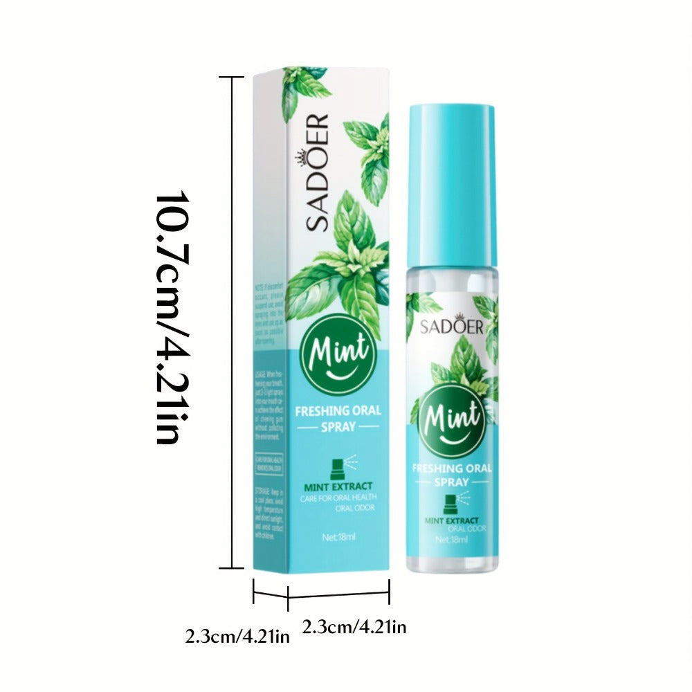 2/4 Packs of Fresh Breath Spray, Keep Fresh Breath, Portable Spray, Holiday Gift, Rich in Mint And Tea Tree Essence