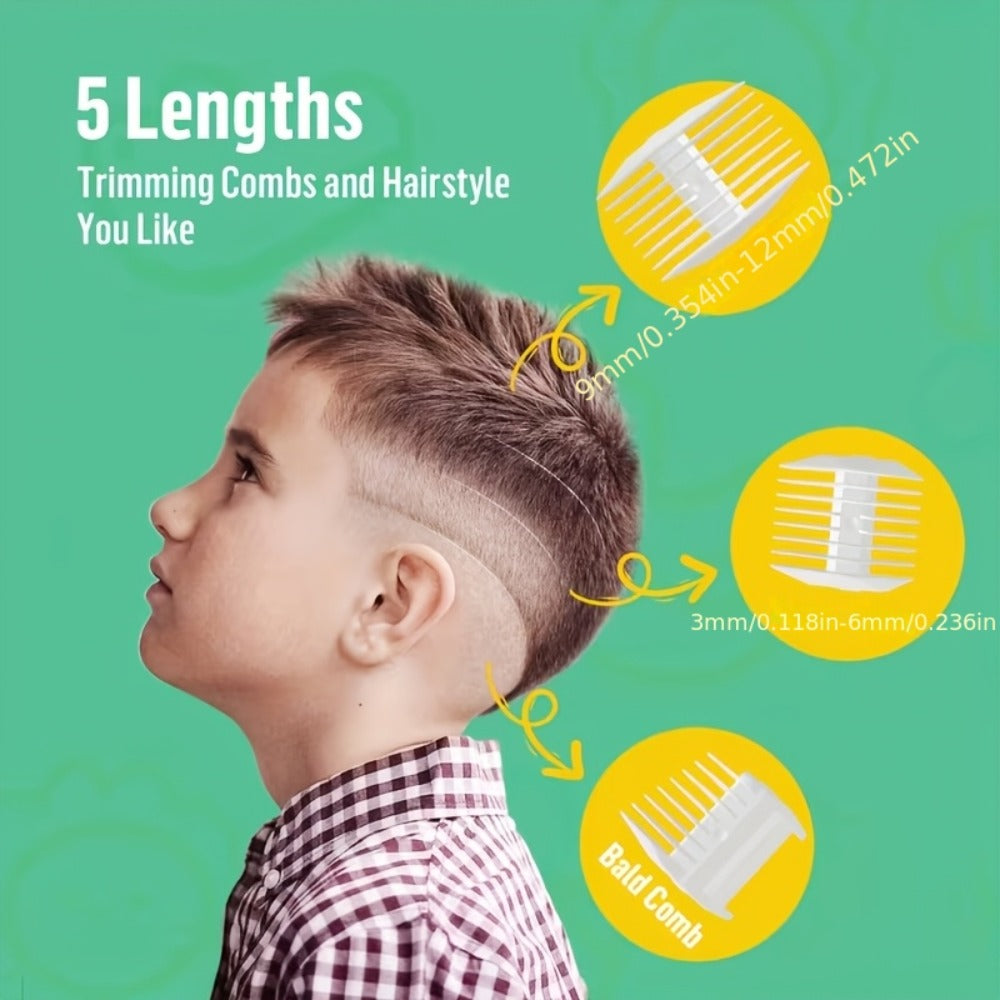 Electric Hair Clippers and Shavers, USB Rechargeable with Automatic Suction, Portable Design, Easy Styling and Smooth Cutting, Professional Home Hair Clippers, Perfect Holiday Gift