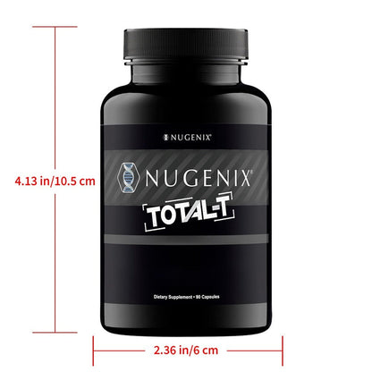 Testosterone Support Supplement for Men Total-T - Supports Free and Total Testosterone Levels, Natural Male Vitality & Strength Formula - 90 Tablets