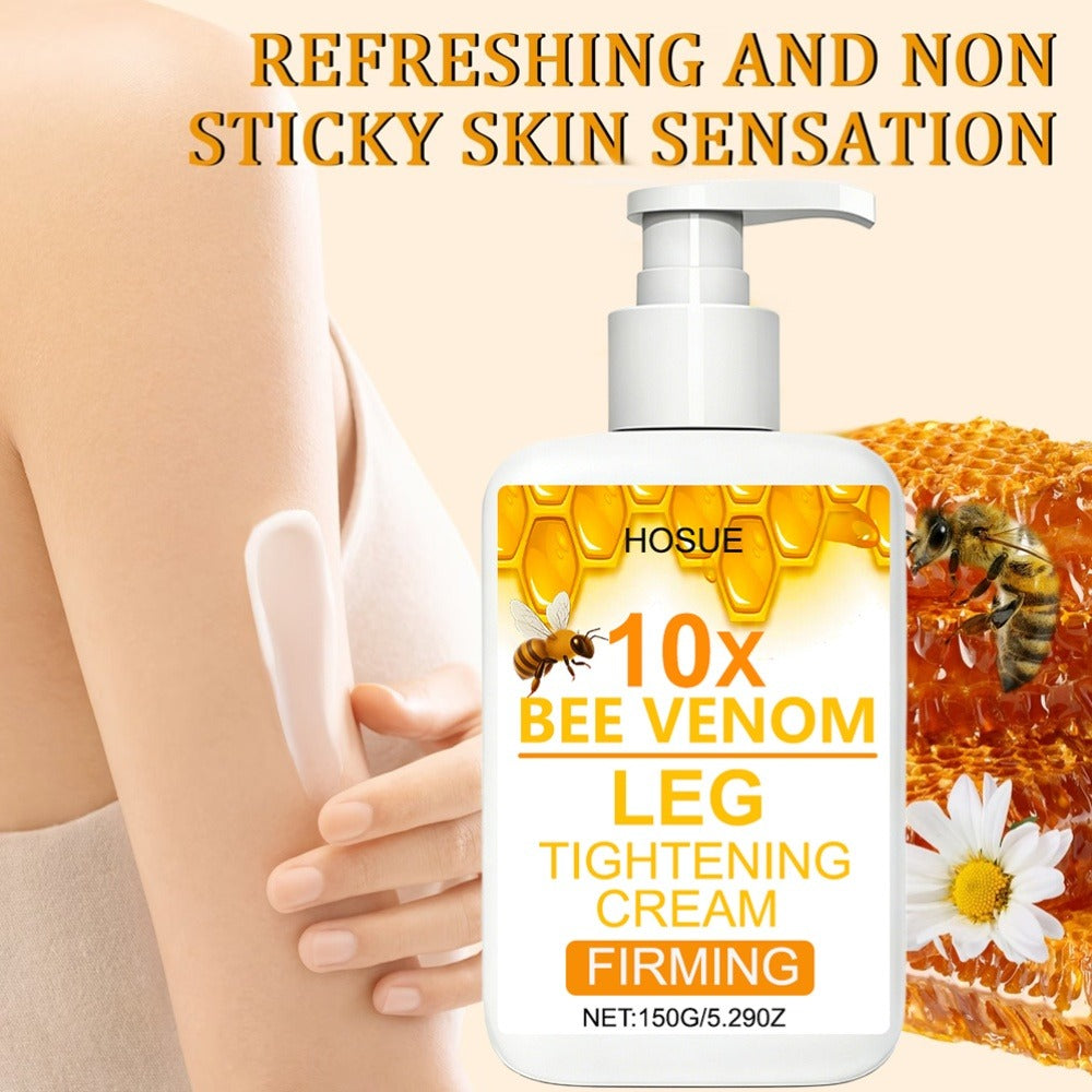 150g Bee Venom Firming Cream, Suitable for Arms, Thighs, And Abdomen, Non-Greasy, Firms And Moisturizes, for All Skin Types, Contains Bee Venom Extract
