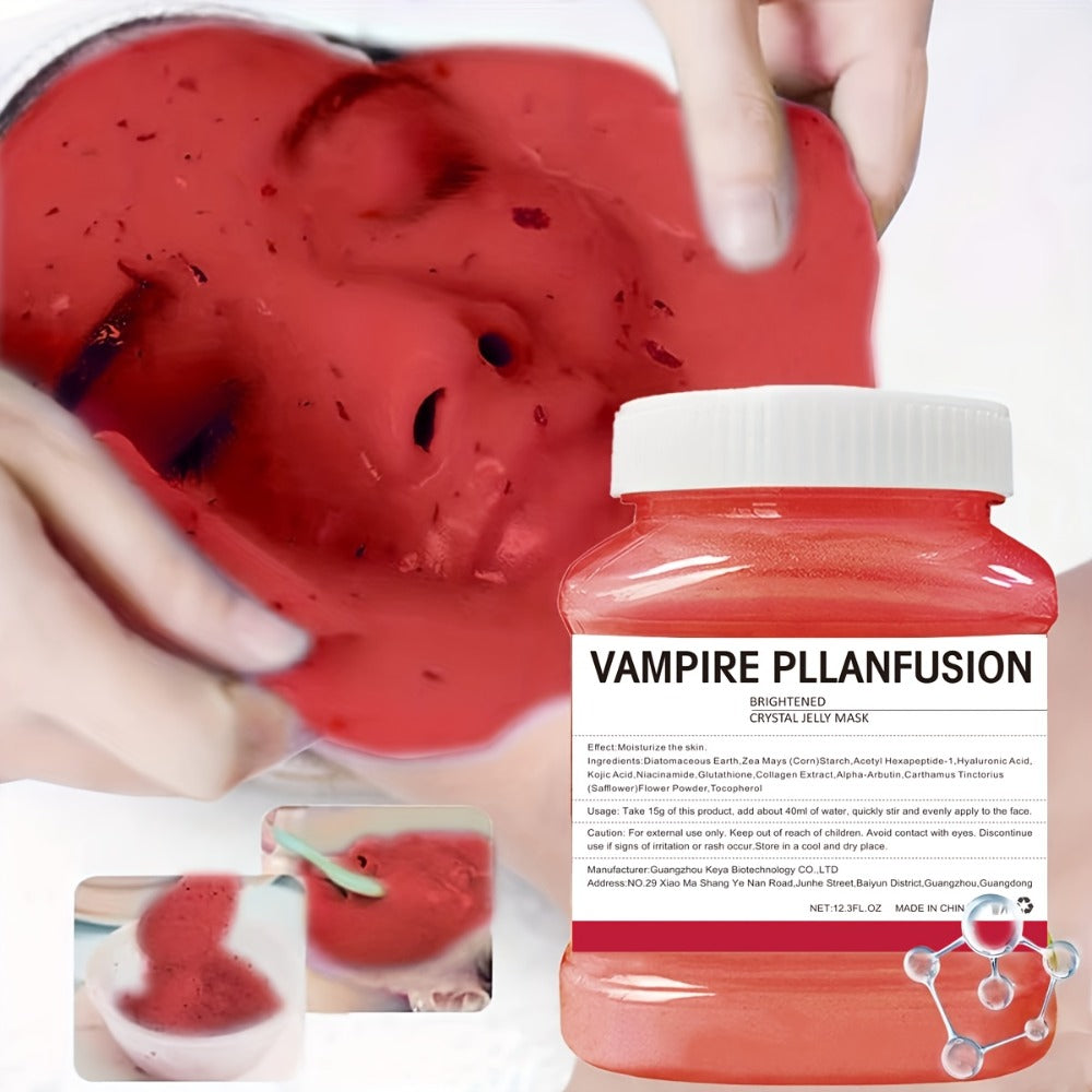 12. 3fl. oz Vampire Plasma Face Mask - Lactic Acid Jelly for All Skin Types, Alcohol-Free & Paraben-Free, Firming & Hydrating -Off Gel, Fragrance-Free