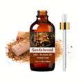 Sandalwood Essential Oil, 3.38oz(100ml), for Hair & Skin Care, Massage, Moisturizing Massage Essential Oil Gift, Perfect Christmas Gift