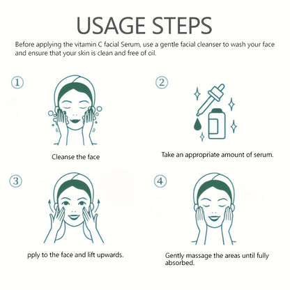 4-Piece Day & Night Serum Set with Vitamin C Retinol Hyaluronic Acid Ceramide - Brightening Firming Deep Hydration Niacinamide Collagen Aloe Unisex