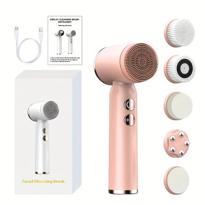 Face Massager EMS Microcurrent Skin Tightening Device - V-Face Lifting Double Chin Reducer Neck Rejuvenation USB Rechargeable Portable Beauty Tool