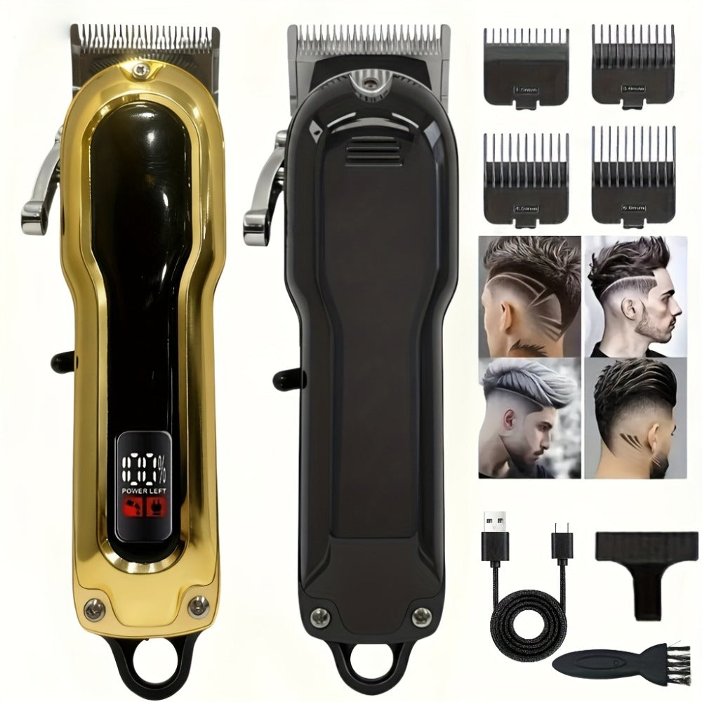 Professional Electric Hair Clipper Set, Home Hair Cutting Tool, Stylish Trimmer, Barber-Grade Hair Clipper, Long-Lasting Battery, Beauty Set Suitable for Home And Travel, Father's Day, Birthday, And Christmas Gift, Barber Trimmer.