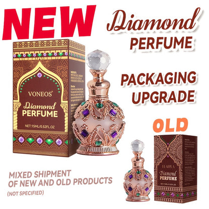 Arabian Perfume for Women Diamond Bottle EDT — Ocean Flower Vanilla Musk Long-Lasting Fragrance Spray | Diamonds Woody & Diamond Crown Styles | Luxury Gift for Her