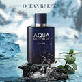 Aqua Deep Blue Cologne for Men Natural Spray Perfume Classic Scent Wonderful Father's Day Gift Eau De Toilette for Daily Use 3.4 Fluid Ounce
