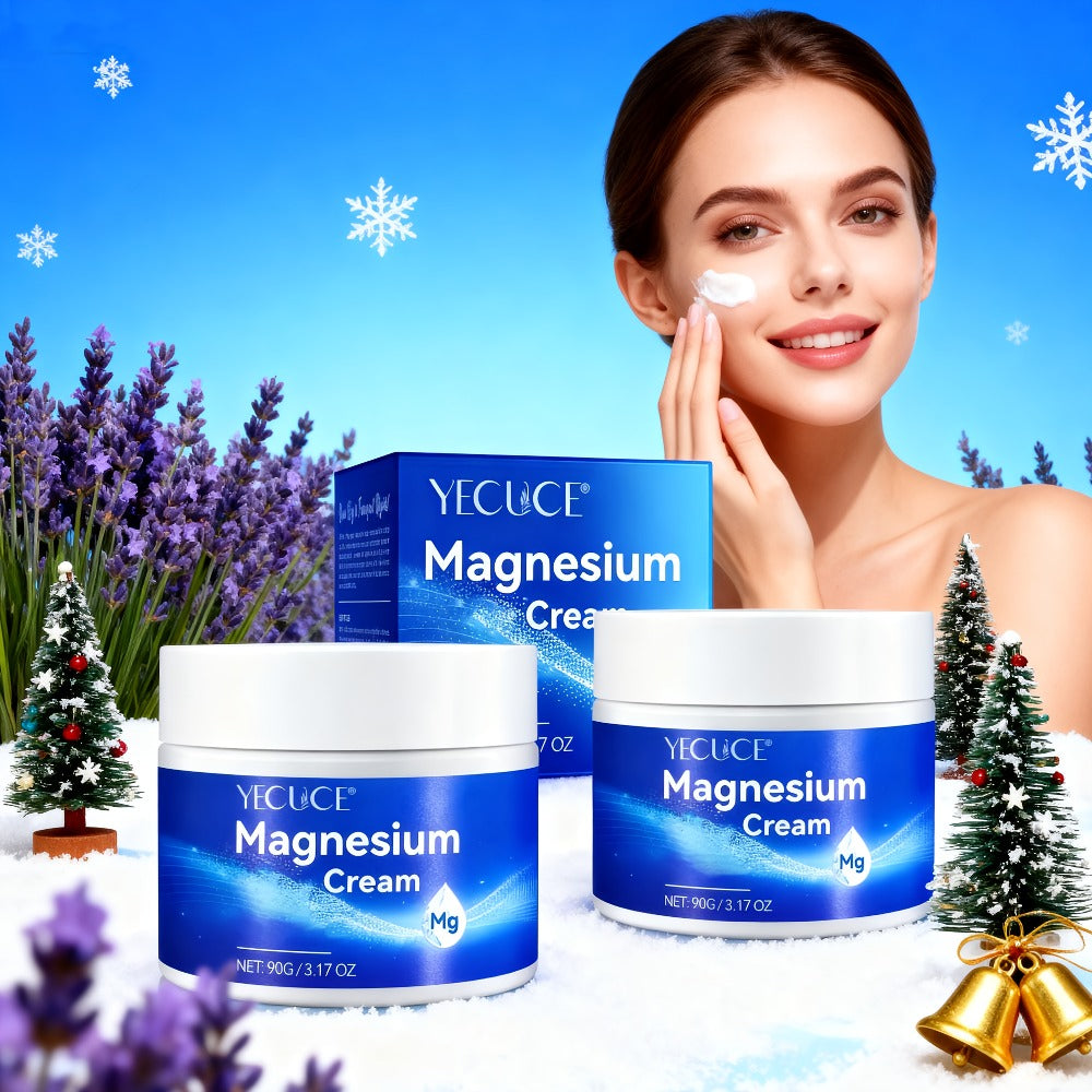 2pcs/ Magnesium Sleeping Cream: Pure Magnesium Body Cream (6.34 Oz) - Alcohol-Free, Contains, Magnesium Chloride, Suitable for All Skin Types, Regulates Dry Skin, Body Moisturizer, Cream, Unisex