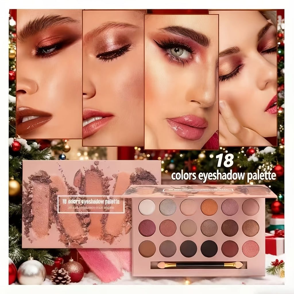All-in-One Makeup Kit for Women, Full Makeup Set for Teens, Essential Makeup Bundle Including 18-Color Eyeshadow Palette, Lip Gloss, Makeup Brush, Etc. - The Perfect Surprise Gift for Women on Valentine's Day
